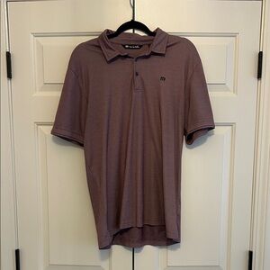 Travis Mathew Maroon Polo Shirt